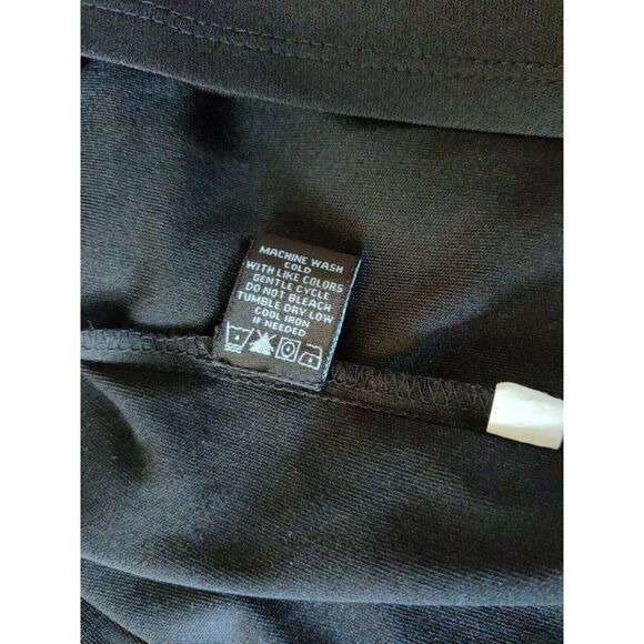 MSK Petite Animal Print Fit & Flare Dress Short Sleeve V-Neck Black/White Size 6 - Picture 11 of 11